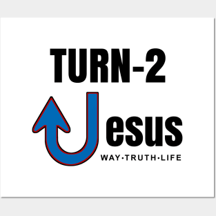 Turn To Jesus the Way of the Evangelist John 14 Posters and Art